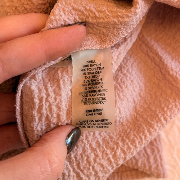 Calvin Klein Textured Blush Pink Sleeveless Dress (Size 12) - Picture 12 of 13